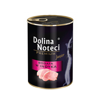 Dolina Noteci Bogata w Indyka  mokra karma dla kota 400g Junior