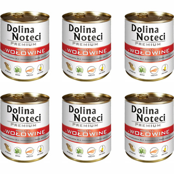 Dolina Noteci Premium WOŁOWINA 6x800g