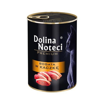 Dolina Noteci Bogata w Kaczkę mokra karma dla kota 400g
