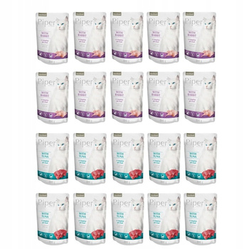 PIPER STERILISED mokra karma dla kota 20x100g