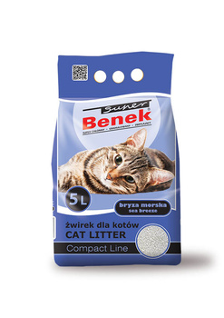 Super Benek 5l compact bryza morska żwirek
