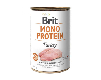 Brit Puszka 400 g Mono Protein  mokra karma dla psa Turkey