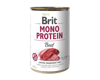 Brit Puszka 400 g Mono Protein mokra karma dla psa Beef