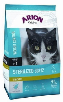 Arion Original Cat STERILIZED Chicken sucha karma dla kota 7,5kg