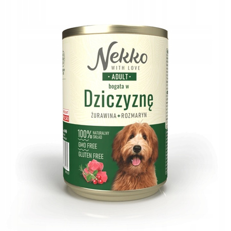 NEKKO Adult Mokra karma dla psa MIX SMAKÓW 12x400g