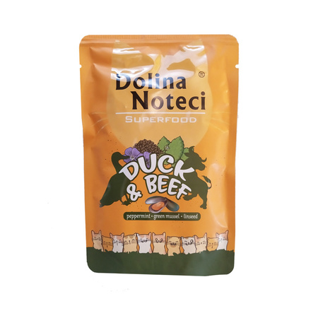 Dolina Noteci Superfood KACZKA WOŁOWINA 10x85g