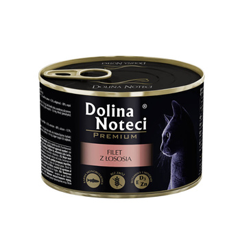 Dolina Noteci FILET z Łososiem mokra karma dla kota185g