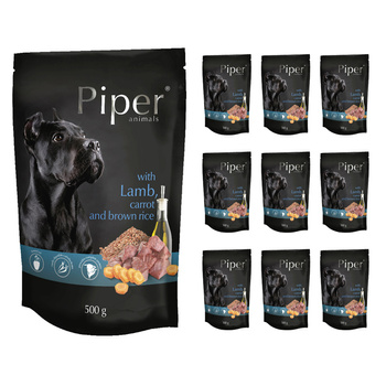 Piper z Jagnięciną i marchewką 10x500g