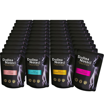 Dolina Noteci FILET Mix smaków mokra karma dla kota 40x85g