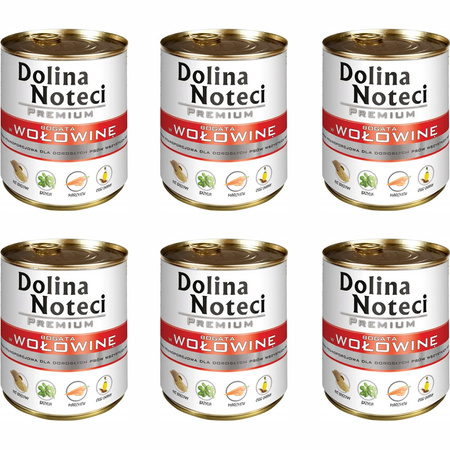 Dolina Noteci Premium WOŁOWINA 6x800g