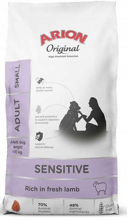 Arion Adult Small Sensitive Lamb 7 sucha karma dla psa