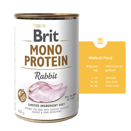 Brit  MONO PROTEIN mokra karma dla psa Mix smaków Sweet Potato 12x400g