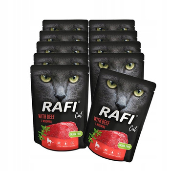 RAFI CAT Mokra karma dla kota Wołowina 10x300g