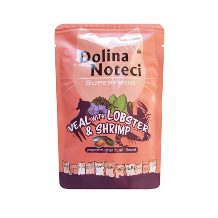 Dolina Noteci Superfood - Mix smaków  mokra karma dla kota 30x85g