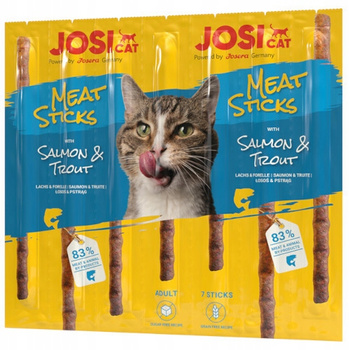 JosiCat Meat Sticks Salmon & Trout 7x5g przysmak dla kota