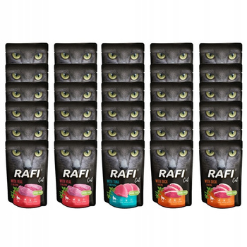 RAFI CAT pasztet Mix mokra karma dla kota 30x100g