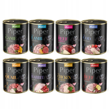 Piper Animals MIX mokra karma dla psa 24x800g