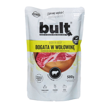 BULT mokra karma dla psa 500 g Bogata w Wołowinę