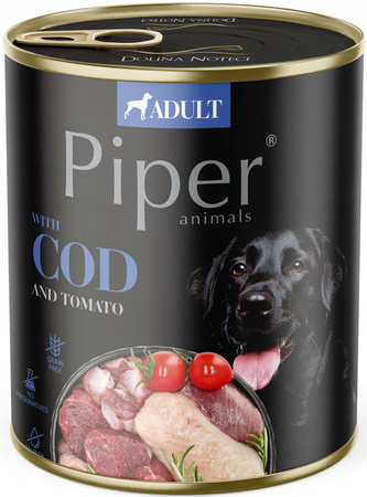 Piper mokra karma dla psa 800 g z Dorszem