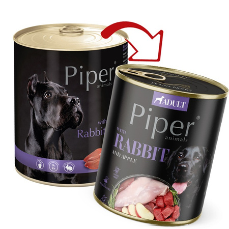 Mokra karma dla psa Piper Animals MIX SMAKÓW 30x800g