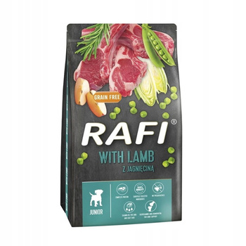 Rafi JUNIOR 10 kg Sucha Karma dla psa z Jagnięciną