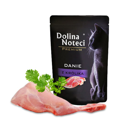 Dolina Noteci mokra karma dla kota z Królika 85g