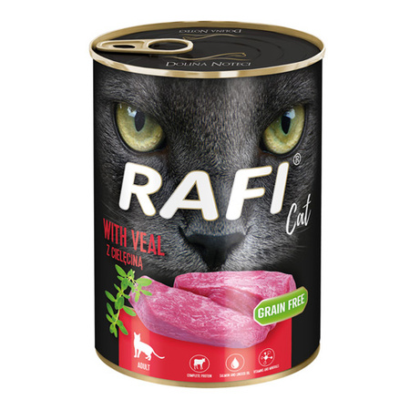 RAFI CAT bez zbóż MIX  mokra karma dla kota 48x400g