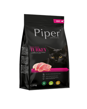 Piper Kot 3 kg z Indykiem sucha karma dla kota