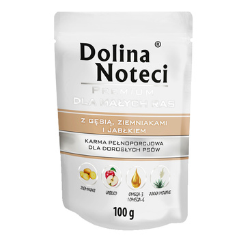 Dolina Noteci Małe Rasy  mokra karma dla psa 100g Gęś
