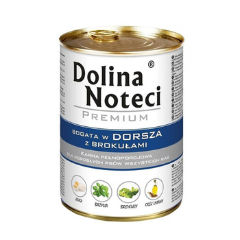 Dolina Noteci Premium Bogata w Dorsza mokra karma dla psa 400g