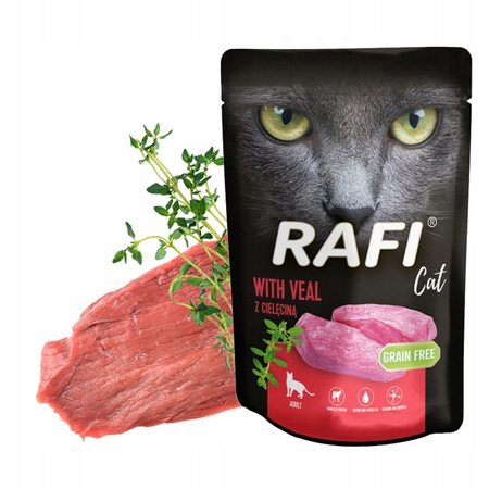 RAFI CAT pasztet Mix mokra karma dla kota 30x100g BEZ RYB