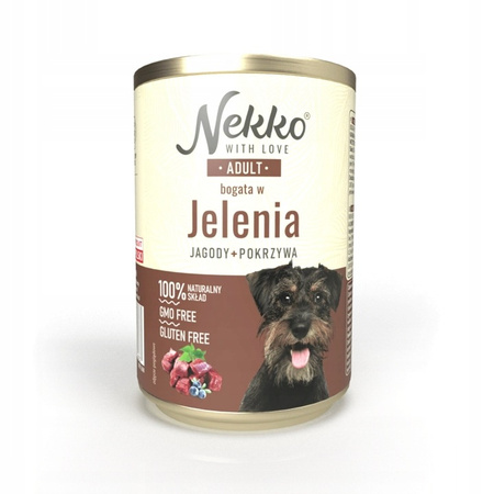 NEKKO Adult Mokra karma dla psa MIX SMAKÓW 12x400g