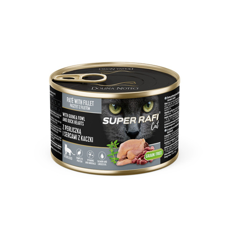 Super Rafi Cat PATE FILET Mix smaków 12x185g