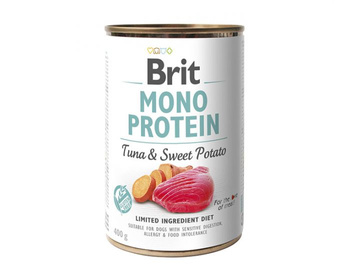 Brit Puszka 400 g Mono Protein mokra karma dla psa  Tuna & Sweet Potato