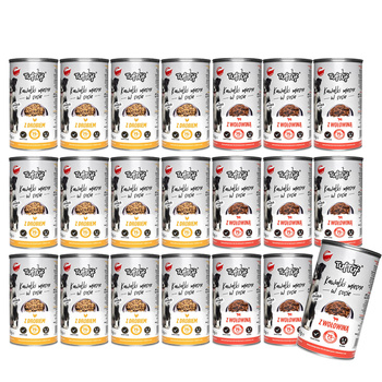 TUF TUF mokra karma dla psa MIX SMAKÓW 21x1250g