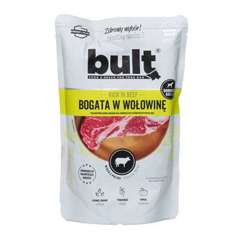 BULT Saszetka 100 g Mokra karma dla psa Bogata w Wołowinę