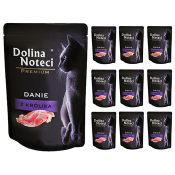 Dolina Noteci DANIE  KRÓLIK  mokra karma dla kota 10x85g