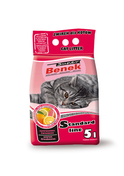 Super Benek 5 l Cytrusowa Świeżość żwirek