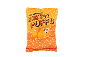 UNIQ PETS PLUSZOWA ZABAWKA WĘCHOWA DLA PSA  paczka chipsów z piszczałką 15x20cm