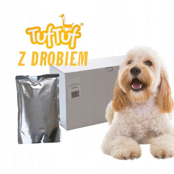 TUF-TUF 10 x 500 g mokra karma dla psa z Drobiem