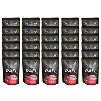 RAFI CAT pasztet z cielęciną mokra karma dla kota  30x100g