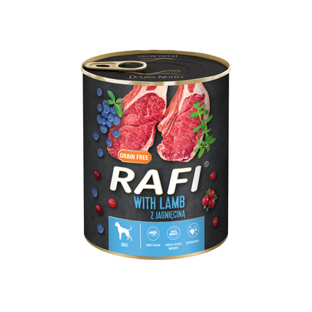 RAFI PREMIUM Mix smaków  mokra karma dla psa 24x800g