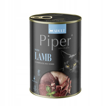 Piper Puszka 400 g mokra karma dla kota z Jagnięciną