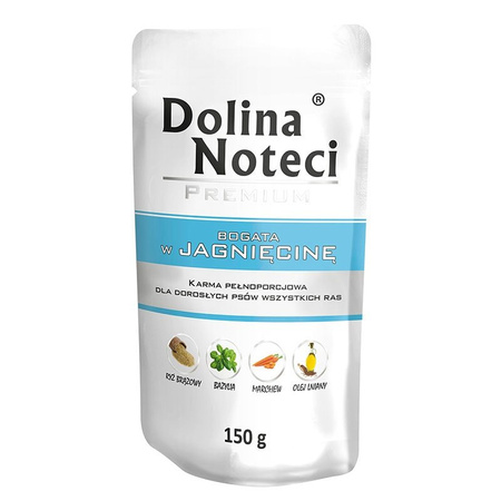 Dolina Noteci Bogata w Jagnięcinę mokra karma dla psa 150g