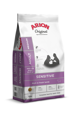 Arion Adult Medium Sensitive Lamb  sucha karma dla psa12 kg