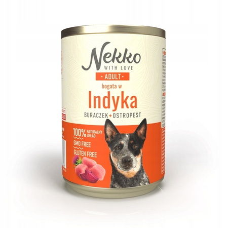 NEKKO Adult Mokra karma dla psa MIX SMAKÓW 12x400g
