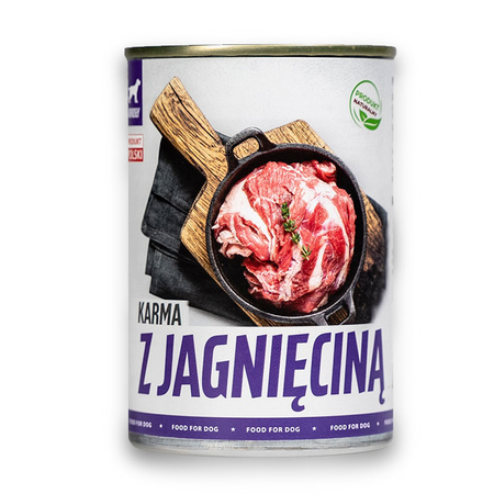 TUF-TUF Puszka 400 g  Mokra karma dla psa z Jagnięciną