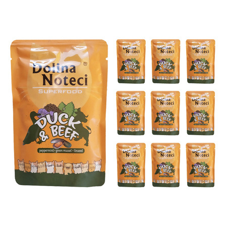 Dolina Noteci Superfood KACZKA WOŁOWINA 10x85g