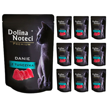 Dolina Noteci DANIE  TUŃCZYK  mokra karma dla kota 10x85g