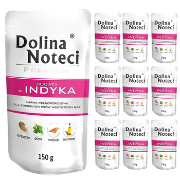 Dolina Noteci Premium INDYK  mokra karma dla psa 10x150g